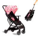 COOL KIDS Portable Stroller with Automatic Fold,Lightweight Umbrella Stroller with Pop Out Sun Canopy,Compact for Travel(Pink)
