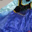 Funna Princess Costume for Toddler Girls Fancy Dress Party with Accessories (5T(4-5 yrs), Blue)