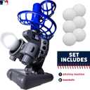 Franklin Sports MLB Electronic Baseball Pitching Machine - Automatic Youth Pitching Machine with (6) Plastic Baseballs Included -Youth Baseball Pitcher, One Size
