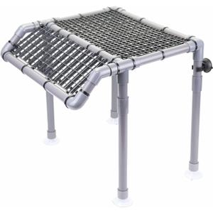 Extra Large Turtle Basking Platform, 13.4" Width Turtle Tank Accessories, PVC Basking Area with Ramp, DIY Basking Dock for Aquatic Turtles for 40(breeding)/50/70/75/90/100 Gallon Aquariums