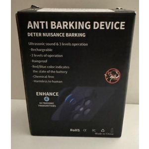 Anti Barking Device, Ultrasonic Dog Bark Deterrent Devices, Dog Barking Control Devices, Bark Silencer, Up to 50 FT Indoor Outdoor Use, Pet and Human Friendly