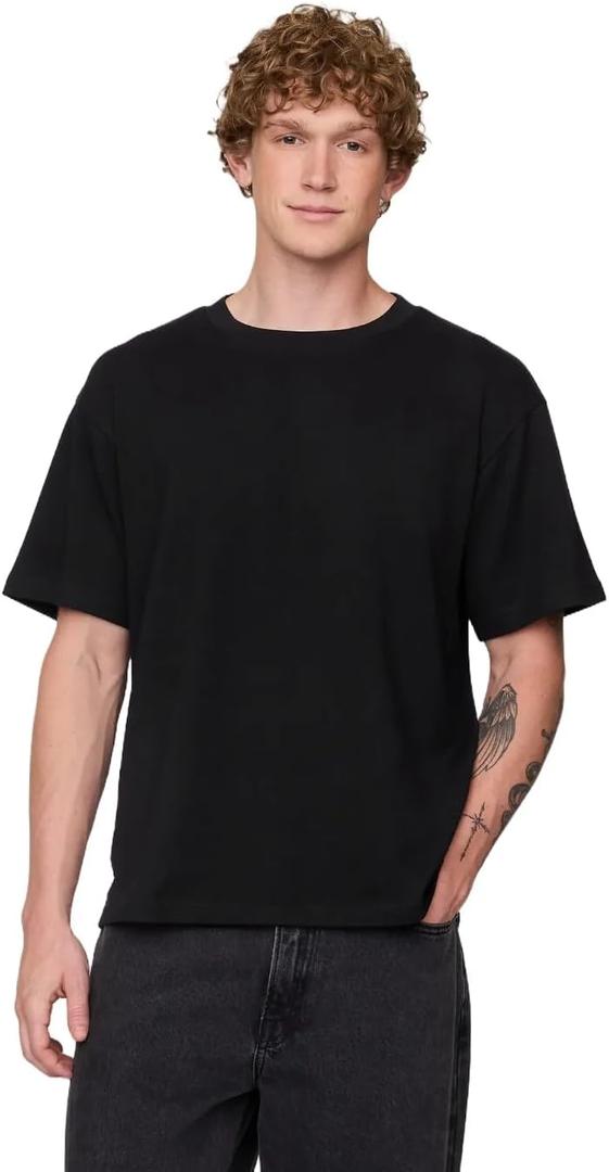 Gap Men's Worldwide Novelty Logo Tee (Black, S)