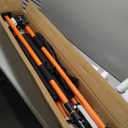 4PK Support Pole, Steel Telescopic Adjustable 3rd Hand Support System, Support Rod, Supports up to 154 lbs Construction Rods for Cabinet Jacks Cargo Bars Drywalls Extends from 49 Inch to 114 Inch