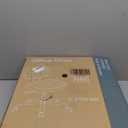 DUMOS Small Armless Home Desk Chair with Low Back Lumbar Support, Height Adjustable PU Leather Computer Task Chair with 360 Swivel Wheels, for Small Space, Kids and Adults, New Black