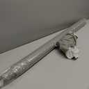 Marine Vinyl Fabric, 0.6MM Thick Soft Smooth Waterproof Synthetic Fabric Material, Outdoor Boat Automotive, DIY and Crafting Pleather (Grey, 51"x54")