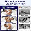7" High Loft Memory Foam Pillow for Side Sleepers, Extra Thick Firm Pillow for Broad Shoulders & Large Frames, Designed to Stay Elevated, High Profile Pillow with Breathable Washable Cover