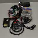 Electrics Wiring Harness Loom Kit Electrics Stator Coil CDI Wiring Harness Solenoid Relay Spark Plug for GY6 150cc-250cc ATV Quad