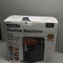 Slushie Machine No Ice Needed, Slushy Machine for Home, Frozen Drink Maker with 6 Preset Programs for Margaritas, Frappés, Milk Shake and More, LED Display, Self-Cleaning, AD03, Black