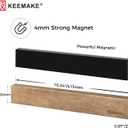 KEEMAKE Magnetic Knife Holder for Wall 16 inch Acacia Wood Knife Magnetic Strip, Powerful Neodymium Magnet Knife Hanger Knife Bar for Kitchen knives