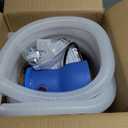 DeeprClean 300GPH Pool Filter Pump for Small Above Ground Pools, Promoted Water Circulation & Filtration, Fits Type-I Filter Cartridge,ETL Certified Small Pool Pump with GFCI for Safe Protection -Blue
