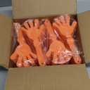36 Pcs Hand Clappers for Sporting Events Loud Plastic Noisemakers for Football Basketball Baseball Fans(Orange)