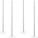 TEKXYZ Telescoping Balloon Stand Set of 4, 1.5ft to 7ft Free Adjustable Metal Balloon Column Stand for Party Decorations