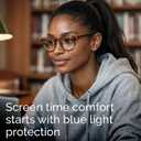 IBOANN Chic & Comfy Blue Light Glasses for Women - 3-Pack Round Frames, Screen-Ready Style with UV Protection Coating