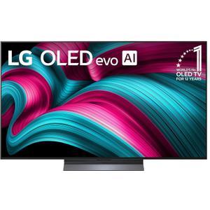 LG 55-Inch Class OLED evo AI 4K C5 Series Smart TV w/Dolby Atmos, Dolby Vision, HDR10, AI Super Upscaling 4K, Filmmaker Mode, Wow Orchestra, Alexa Built-in (OLED55C5PUA, 2025)