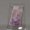 NGB Designed for iPhone 13 Mini Case, Aqua/Purple | Glitter Liquid Sparkle Cute Cover for Women Girls Kids | with Tempered Glass Screen Protector & Ring Holder & Wrist Strap