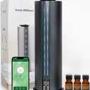 Aromadd 1800 Sq Ft Cordless Waterless Diffuser, 100ml Hotel Collection Diffuser Scent Air Machine for Home Cold Air Essential Oil Diffuser for Large Room Office Quiet (Titanium Gray)