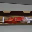 TONIAL Gold Curtain Rods No Drilling for Windows from 40 to 53 Inches, 5/8 Inch Curtain Rod 32 to 58 inch with Adhesive Brackets without drilling, Renter Apartment Friendly Adjustable Drapery Rods