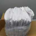 10 Pack Round Tablecloth White 120 Inch, Stain Resistant and Wrinkle Polyester Fabric, Washable Table Cover for Kitchen Dining, Wedding, Buffet Table, Holiday Party