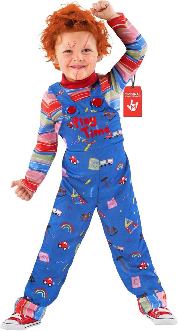 Morph Play Time Killer Costume For Boys Creepy Doll Costume Toddler Halloween Costumes Boy Halloween Costumes Kids (Toddler 1-2 Years)