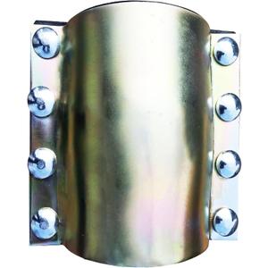 Water Pipe Repair Clamp,OD of The Applied Pipe is About 3 inch,Leak Sealer for Pipes and Plumbing,Length 7.09 inch,Suitable for Steel Pipe,Iron Pipe and PE/PPR Pipes (2-1/2 inch)
