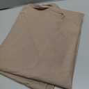 sancua Round Tablecloth - 60 Inch - Water Resistant Spill Proof Washable Polyester Table Cloth Decorative Fabric Table Cover for Dining Tables, Buffet Parties and Camping, Taupe