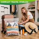 TUXIYA 15PACK 10 Gallon Extra Large Zipper Plastic Bags for Storage 24'' x 24'',Extra Large Clear Zipper Bags Reusable for Clothes, Home Moving, Travel, Camping, Thick 6 Mil