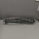 Adjustable Metal Table Leg 21~36 Inch, Adjustable Metal Desk Legs, Home Office DIY Furniture Leg Set, for Computer Desk Dining Table Office Desk (4, Black)