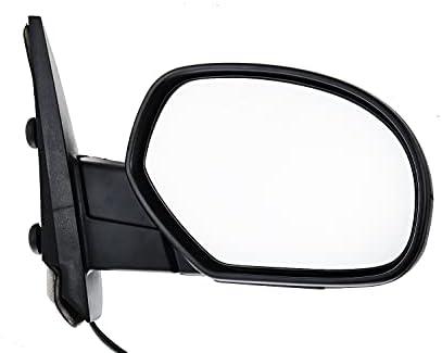 ZAPOSTS Rearview mirror Replacement Fit for 2007-2013 for Chevy Silverado 1500 2500 HD 3500 HD for GMC Sierra 1500 2500 HD for GMC Yukon/Yukon XL 1500 Power Heated Manual Fold Right Side View Mirror