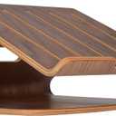Wooden Laptop Stand,Laptop Holder Stand,Laptop Stand Wooden,Wood Laptop Stand for Desk,Compatible with Most Laptops Heat Dissipation Shelf(Walnut)