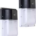 13W LED Wall Pack Light,Dusk to Dawn Led Outdoor Lighting 1600lm 5000K Daylight White, IP65 Rating,Outdoor Security Area Exterior Lights with DLC & ETL (13W photocell)