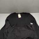 BTFBM Casual Long Sleeve Dresses Spring Dresses 2025 Wedding Guest Dress Midi Dress Flowy Bohemian Long Dress (X-Large, Black)