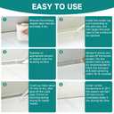Grey Silicone Caulk for Bathroom & Kitchen,Waterproof Silicone Sealant for Shower, Countertops, Easy to Use with Tool, Stronger Adhesion, Shrink & Crack Proof, Long-Lasting (5.29oz Grey)