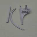 24 inch Crib Mobile Bed Bell Frame arm Bracket, Double nut Screw Fixing Frame -DIY Toy Decoration Bracket (Stand Without Music Box)