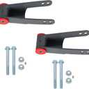 labwork 1inch - 2inch Rear Lowering Drop Steel Shackles Kit Replacement for Ford F150 2WD 4WD 2009-2023