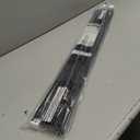 LazBlinds No Tools No Drill Cordless 1" Vinyl Mini Blinds, 100% Blackout Blinds for Indoor Windows, Room Darkening Privacy Window Blinds and Shades for Interior, 34" W x 64" H, Black