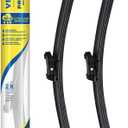 22"+22" Windshield Wiper Blades Compatible With 2014-2018 GMC Sierra/Sierra 1500 Automotive Replacement Windshield Wipers 2 Pack (22+22 (Exact Fit))