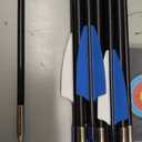 31“ Archery Arrows Training Practice Target Arrows for Kids Youth or Beginners Streamlined Points Durable Shaft on Recurve Bows Youth Bow and Longbows(Pack of 12)