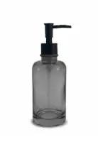 Ponta. Distributor a Lotion. Color Black. Glass. 8in × 3 in