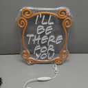 Friends TV Show Neon Signs, Monica's Door Neon Lights, Friends gifts I'll Be There for You Neon Sign for Wall Decor Dimmable LED Neon Signs for Birthday Gifts Party Day Decor 17" x 13"