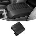 ZZEQYG Center Console Cover for Chevy Silverado/GMC Sierra 2014-2018, Tahoe & Suburban & Yukon 2015-2020, Car Armrest Cover Accessories(Fits Bucket Seat Console Only)