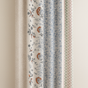 Rajbhoomi Assorted Sari Colorful Curtains Light-Filtering  Boho Curtains, Bed Canopy Panel, Tapestry or Window Treatment White Color (84 X 43 Inches)