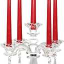 Amlong Crystal 5-Arm Crystal Candelabra 11"L x 10"W x 12"H
