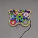 TOY Life Toddler Montessori Busy Board, Wooden Butterfly Sensory Board Toys with LED Light Up Switchs, Baby Busy Fidget Boards Travel Toys, Easter Birthday Gifts for 1+ Year Old Kids Girls Boys