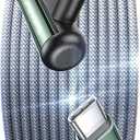 AINOPE USB C to USB C Cable 10FT 1Pack 60W Type C Cable Righe Angle for iPhone 16 Pro Max Charger Fast Charging Long Charger Cord Cable 10FT Compatible with iPhone 16 MacBook iPad Pro Airpods Pixel