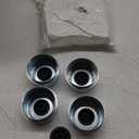 4pcs 2.44'' Trailer Hub Dust Caps, Trailer Spindle Axle Bearing Dust Cap Cup Grease Cover Caps & Extra Rubber Plugs for 5200 to 6000 lbs Boat Trailer Dexter EZ Lube Trailer Camper RV Axles