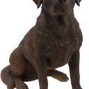 HI-LINE Gift Ltd. Labrador Retreiver Sitting Statue, Yellow