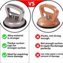 Dent Puller Suction Cup Kit - 3 Pack Paintless Car Body Repair Tool for Dent Removal, Aluminum Alloy Heavy Duty Suction Cups with Thickened Rubber Base for Glass, Tile & Granite Slab Lifting