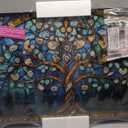 Tree of Life Bohemia Tempered Glass Backsplash for Kitchen Stove 30"x18"