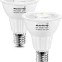 E17 LED Bulb 6W(60 Watt Equivalent), Intermediate Base Spotlight Bulb, Daylight White 5000K, 600 Lumen, E17 Reflector R14 Bulb for Curio Cabinet, Non-Dimmable, Pack of 2