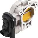 Throttle Body Assembly, 76mm Throttle Body Actuator No.12679525/12570800 for Chevy Avalanche Express Silverado Suburban Aluminum Alloy Black 1 Pc